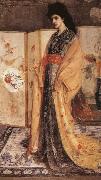 James Mcneill Whistler Whistler-s passion for all things oriental is presented here in his the princess from the Land of Porcelain Spain oil painting artist